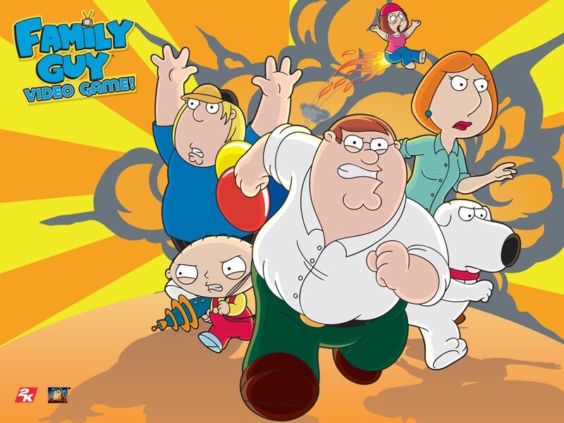 Family Guy video game cover art