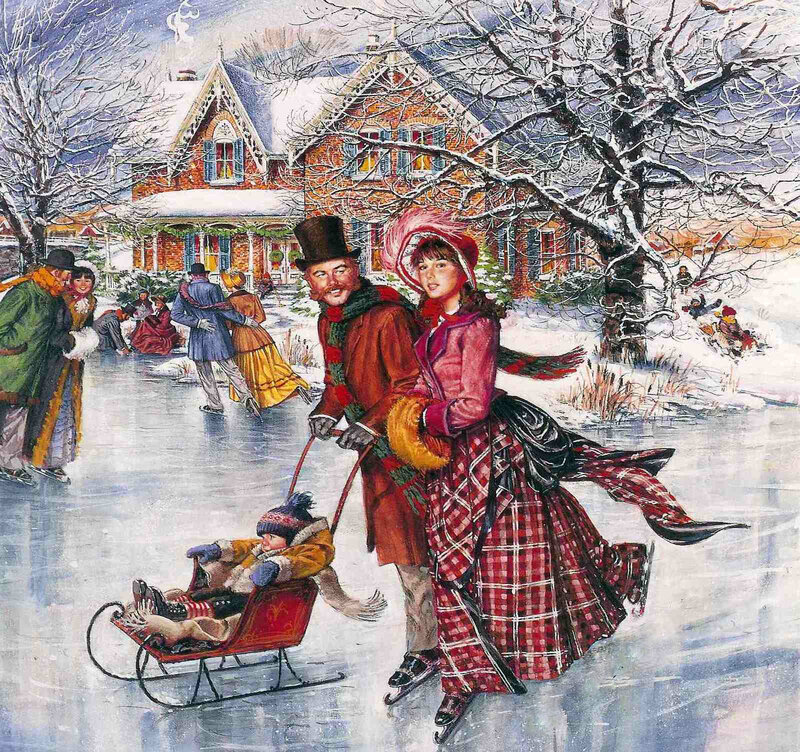 Family Ice Skating