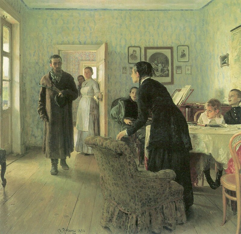 Family in a living room