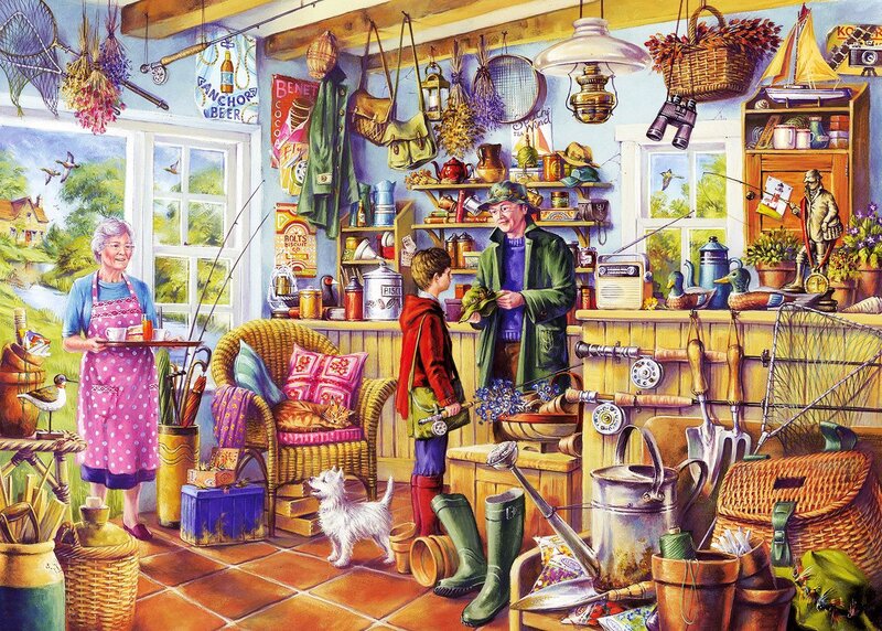 Family in a Workshop