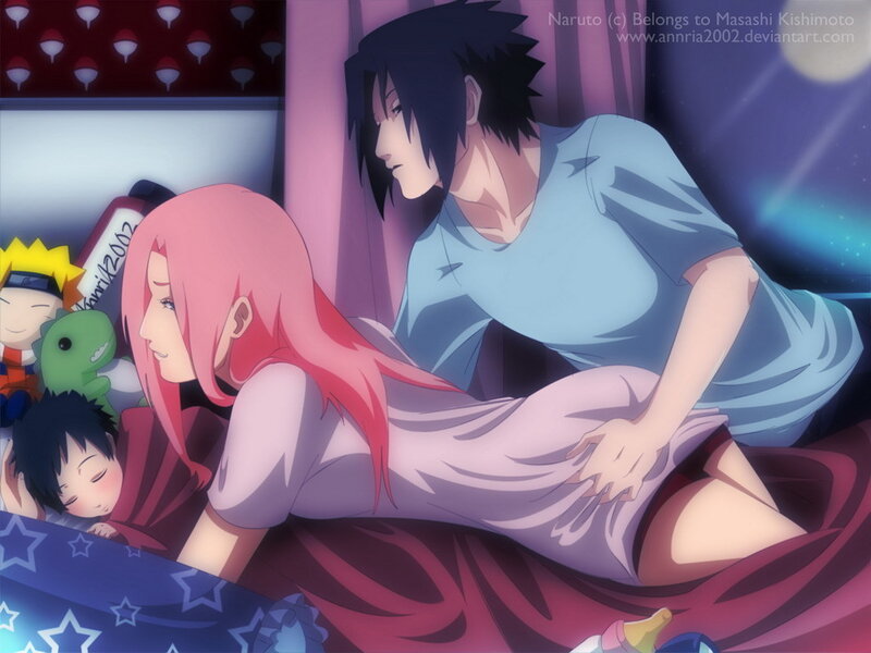 Family in Bed