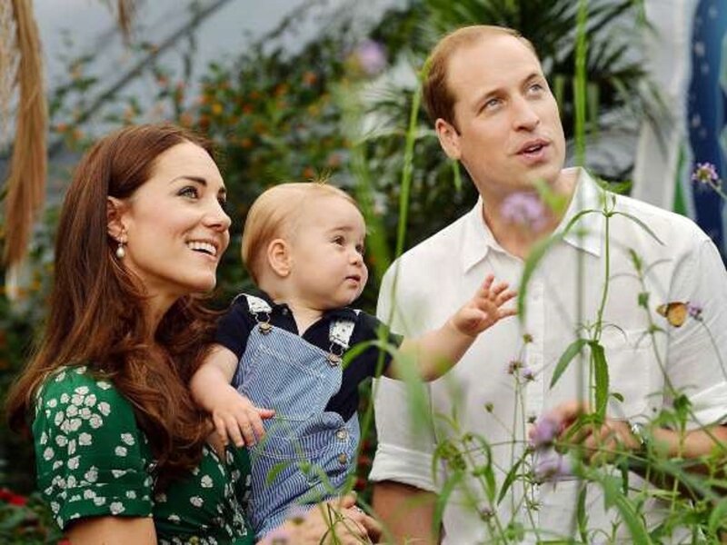 Family in Garden — Green, Calm, Afternoon