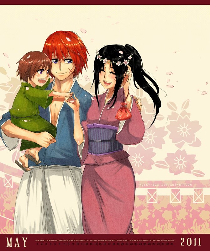 Family in Traditional Clothing