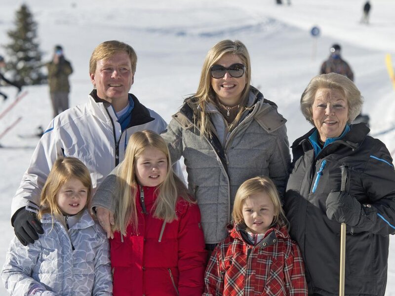 Family in Winter Clothes