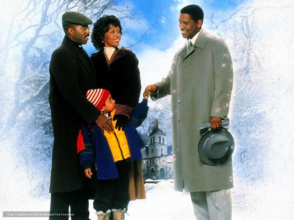 family in winter scene