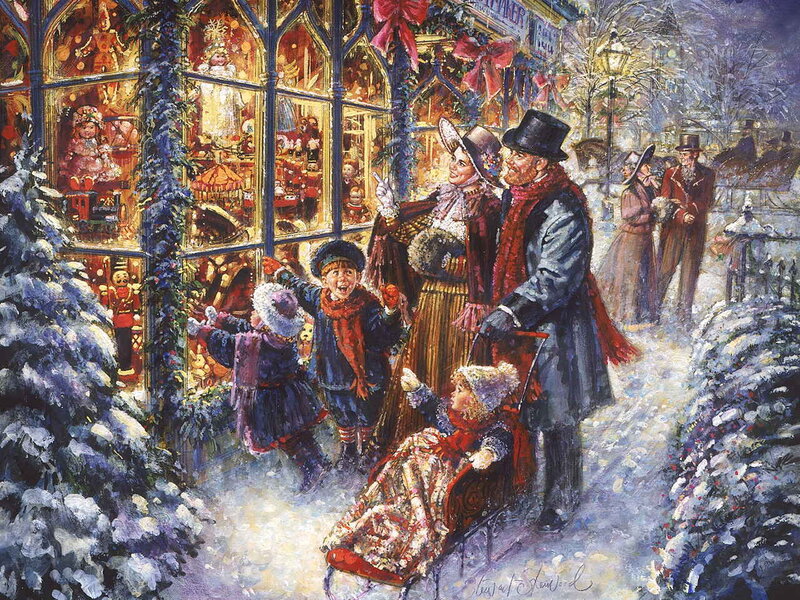 Family in Winter Street