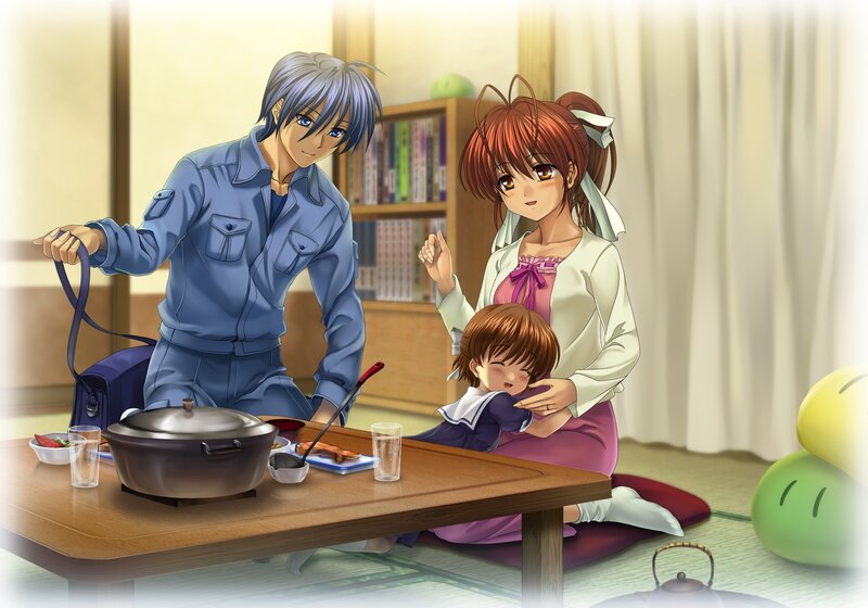Family meal at home