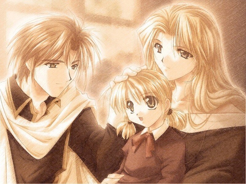 Family of Three Characters
