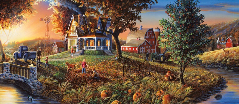 Family on a Farm