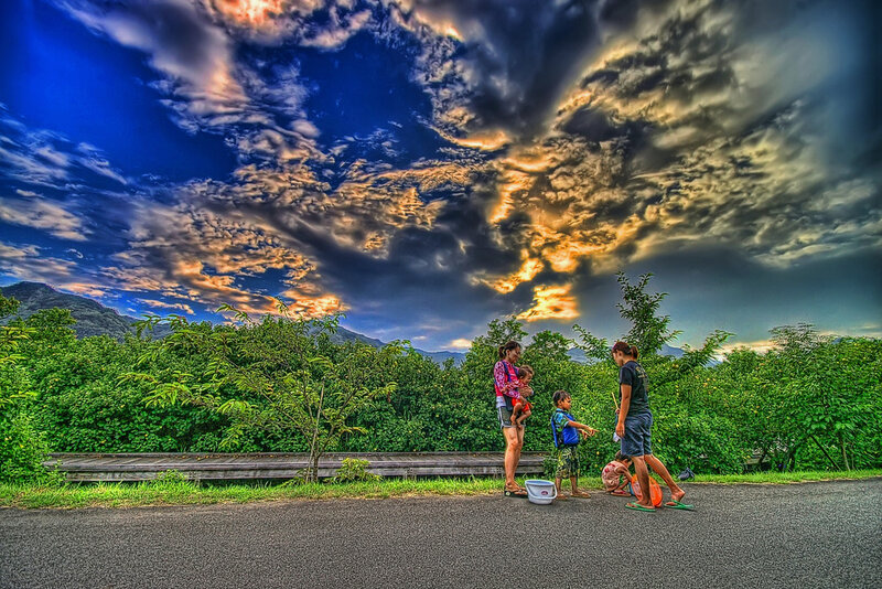 Family on a Road