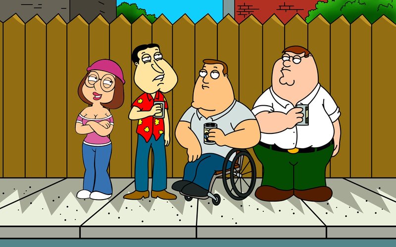 Family on Sidewalk