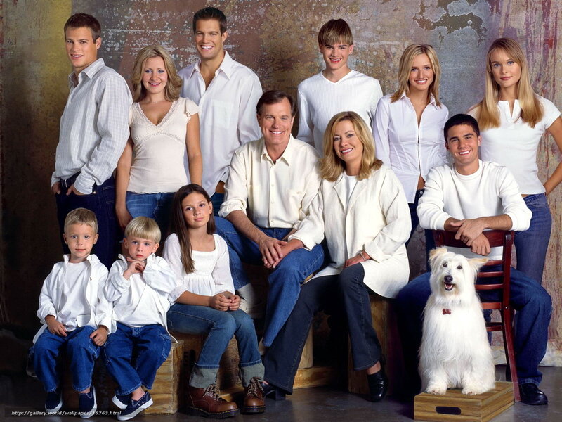 Family portrait with dog
