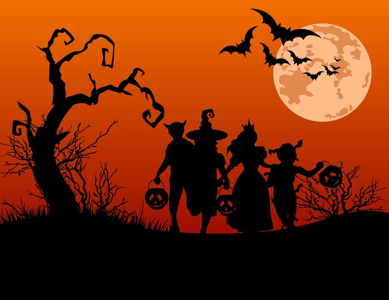Family Trick-or-treating