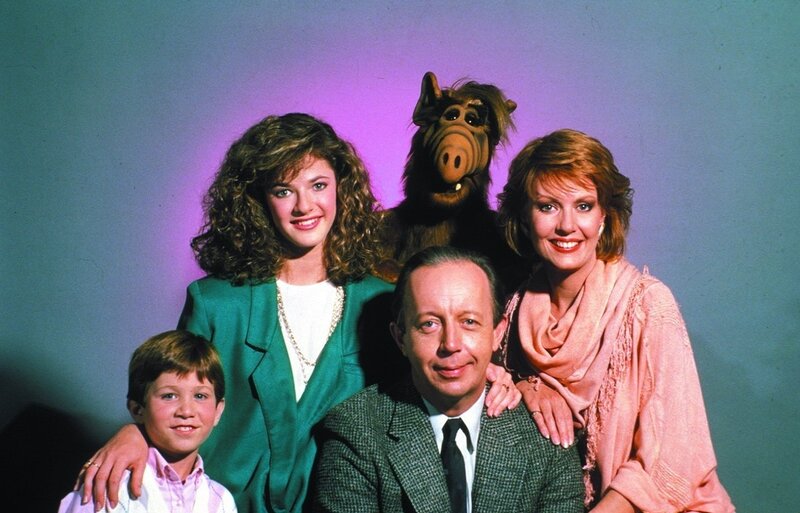 Family with Alien Puppet
