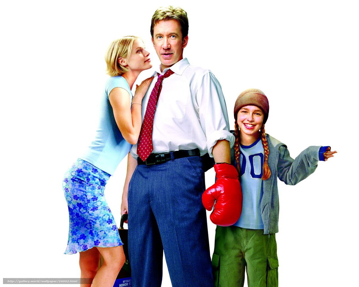 Family with boxing glove