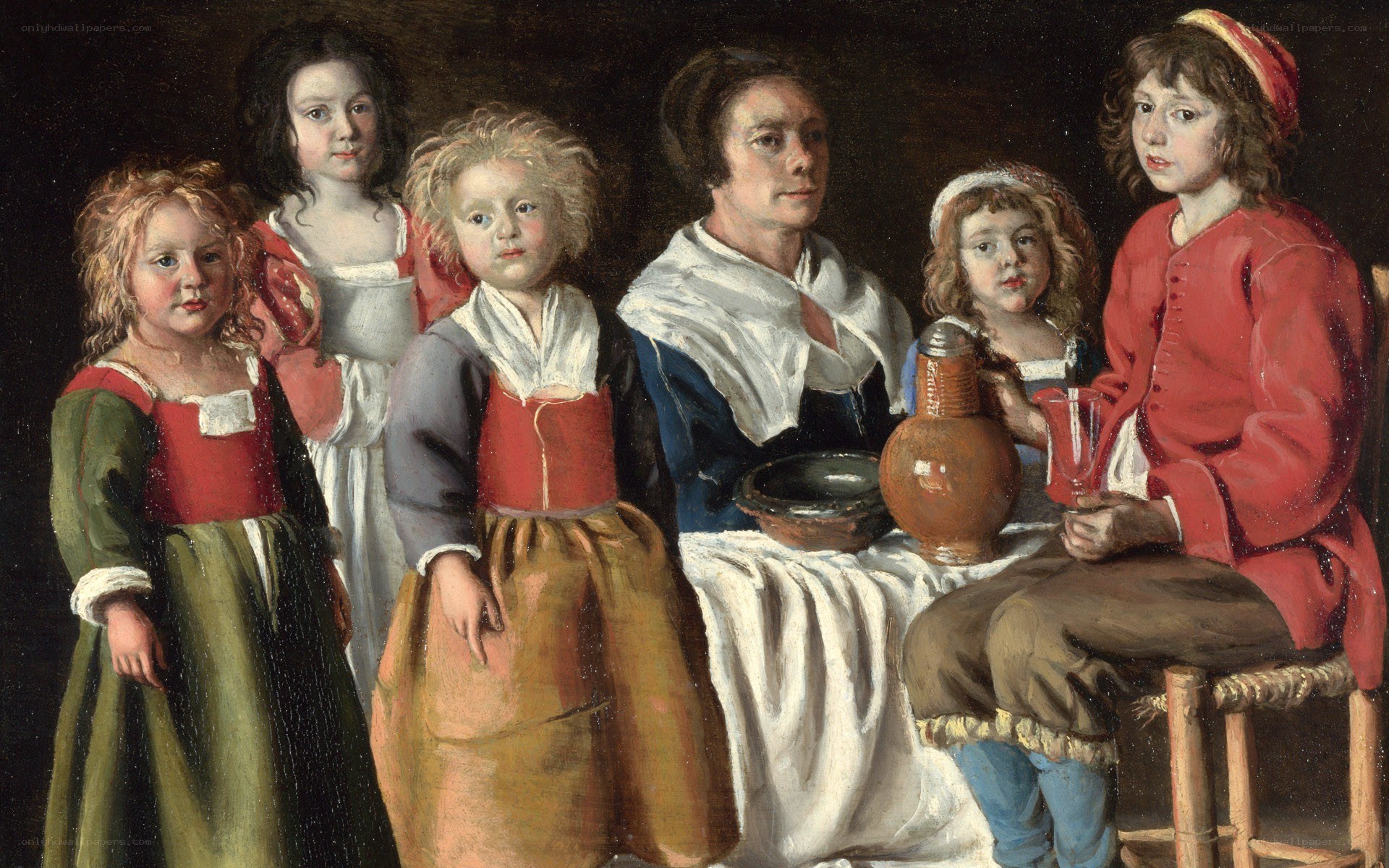 Family with Children Portrait