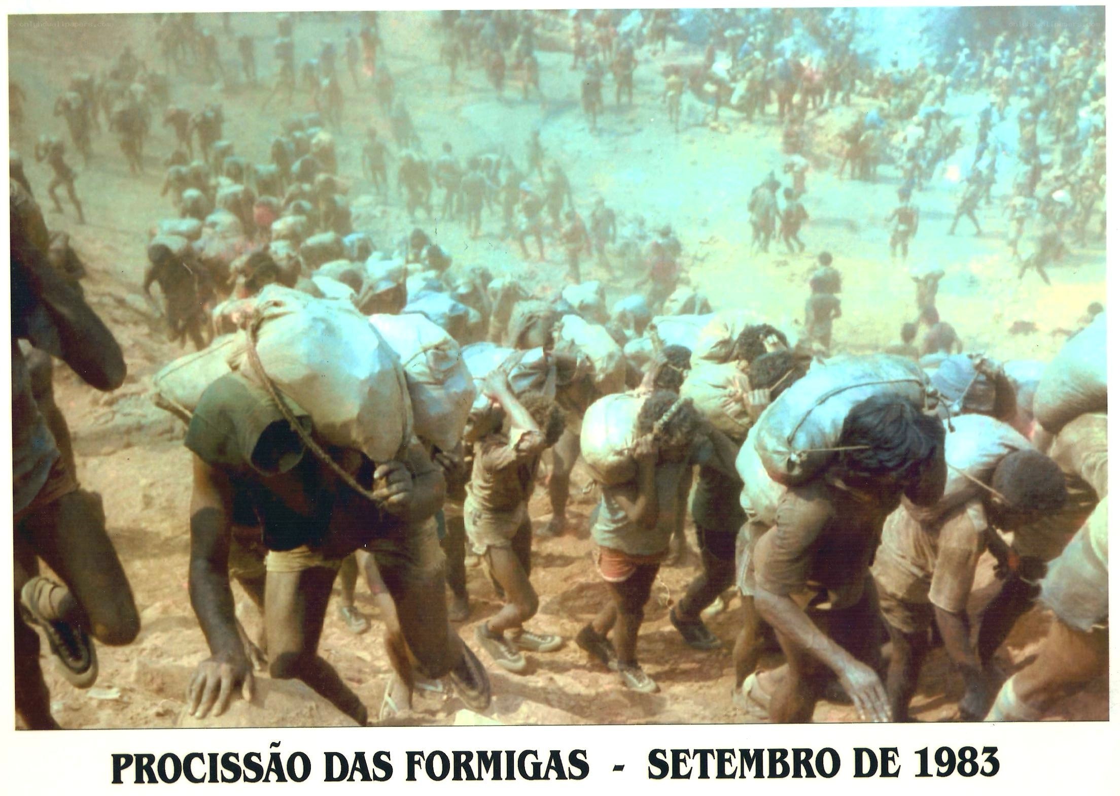 Famine March in Ethiopia