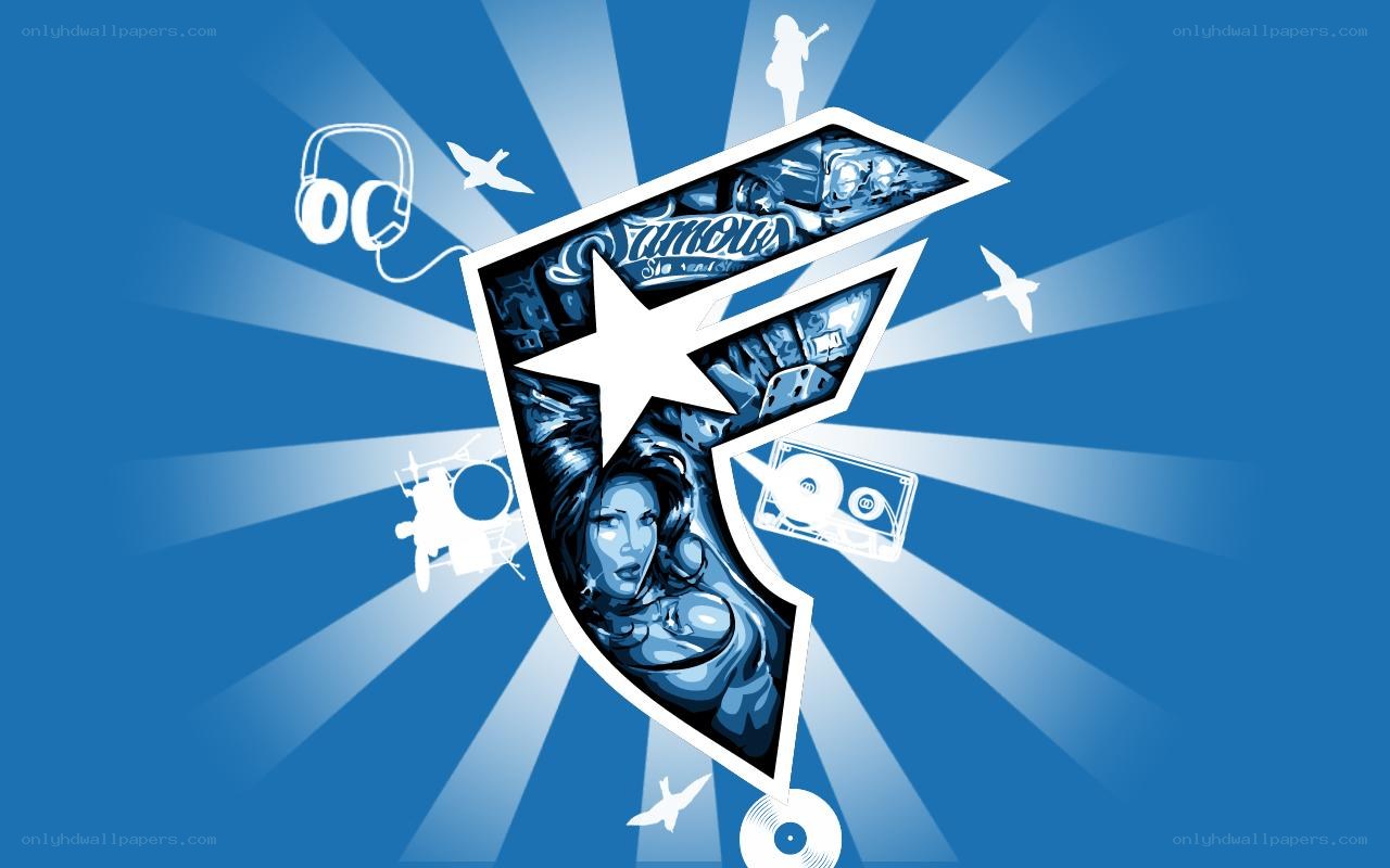 Famous F logo design