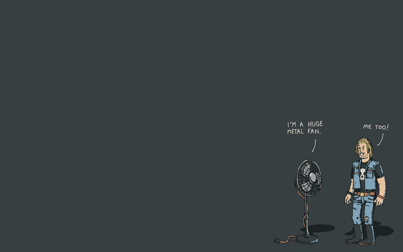 fan and metal fan joke