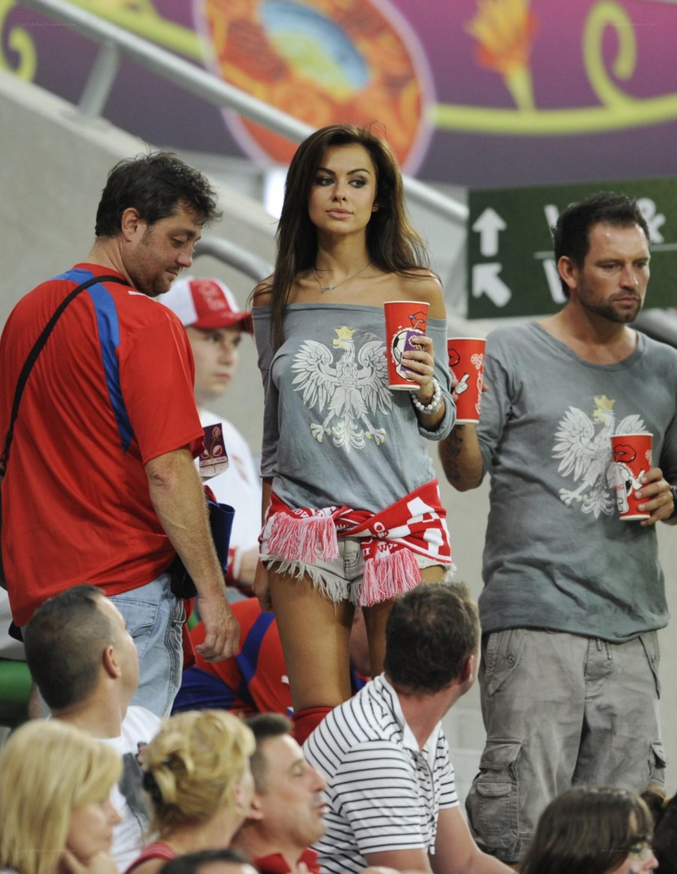 Fans at a sporting event