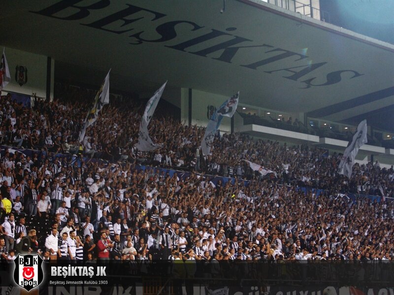 Fans in Stadium — Black, Energetic
