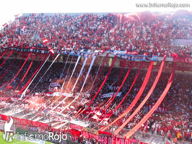 Fans in Stadium — Red, Energetic