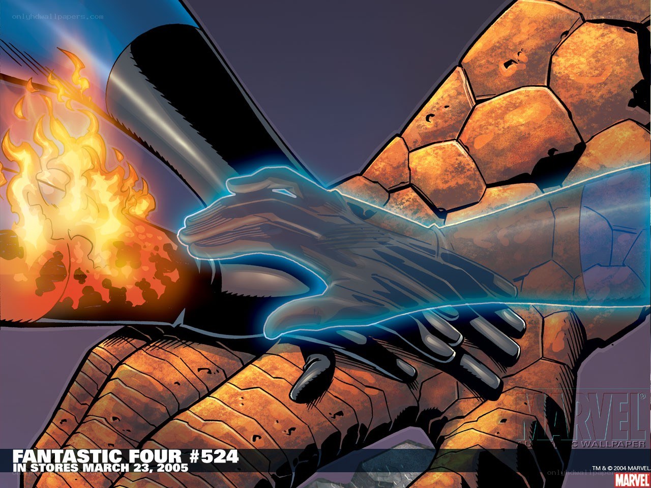 Fantastic Four comic art