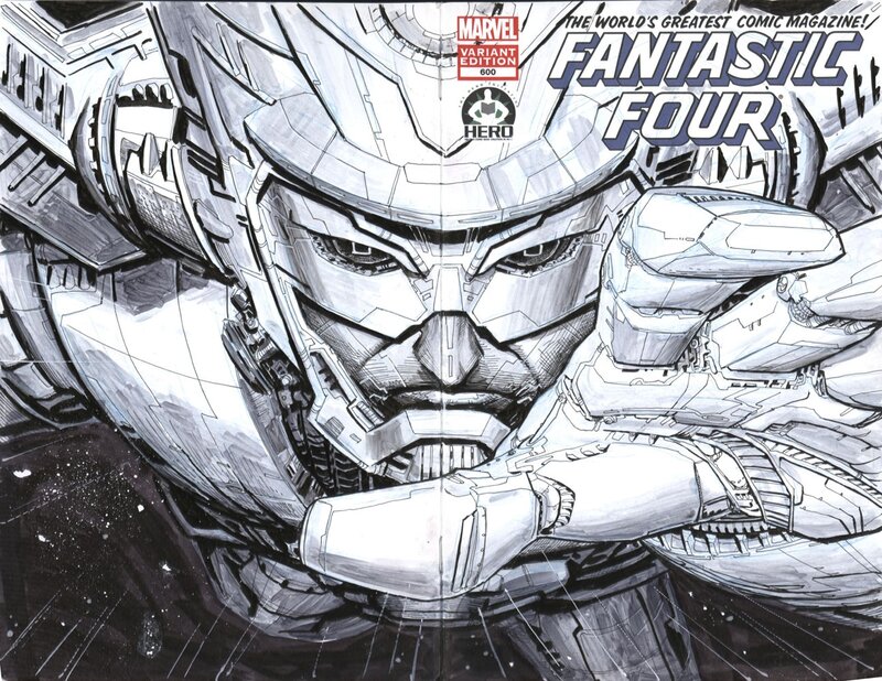 Fantastic Four comic cover art