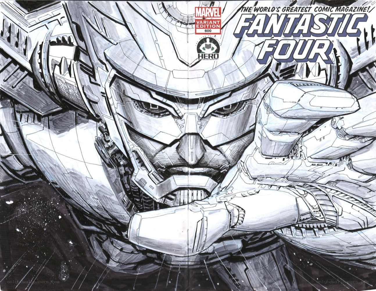 Fantastic Four comic cover art
