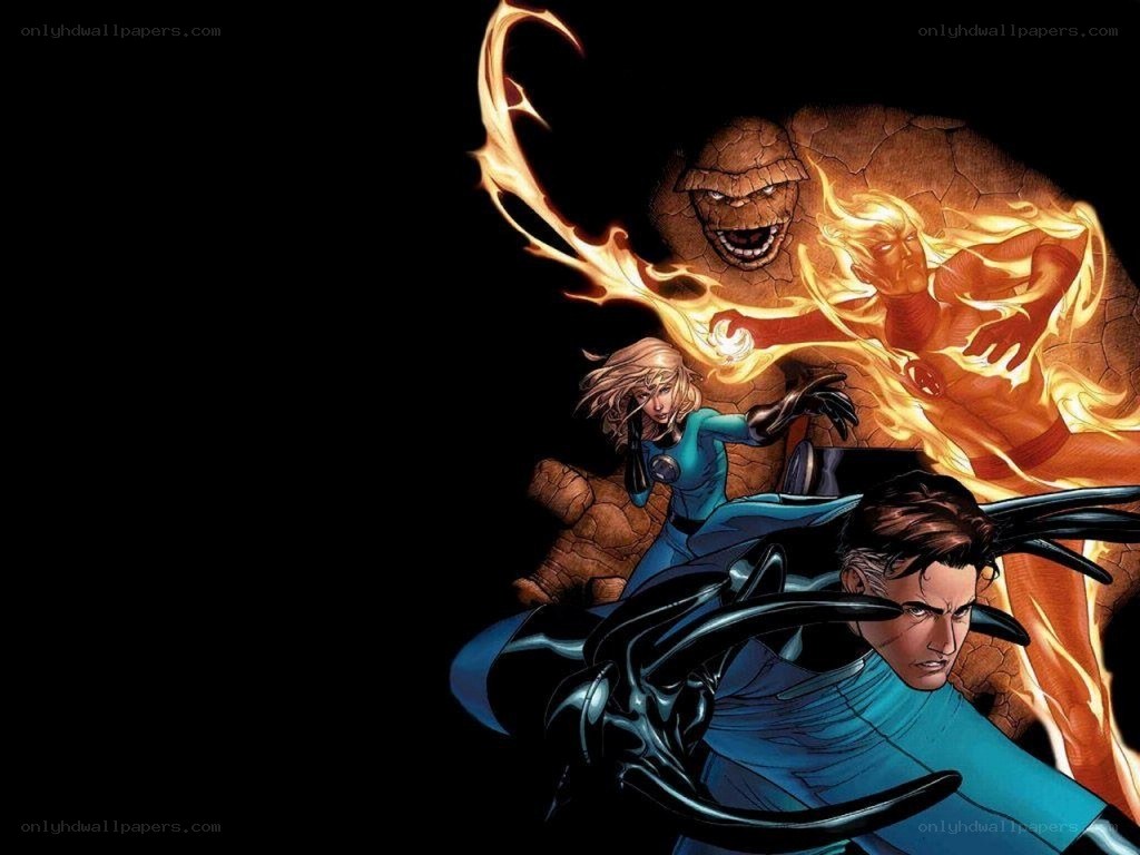 Fantastic Four in action