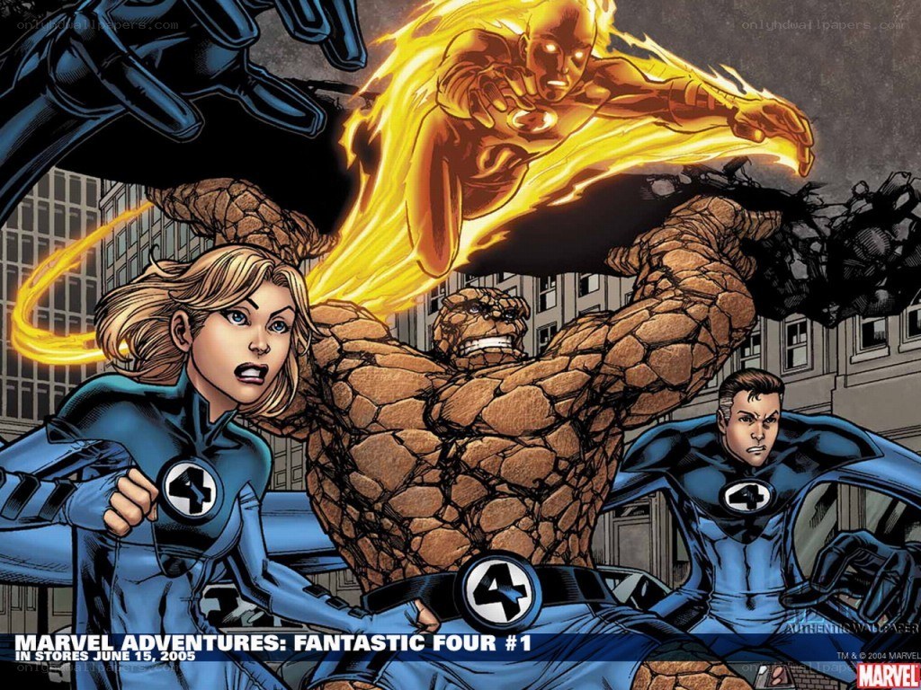 Fantastic Four in action