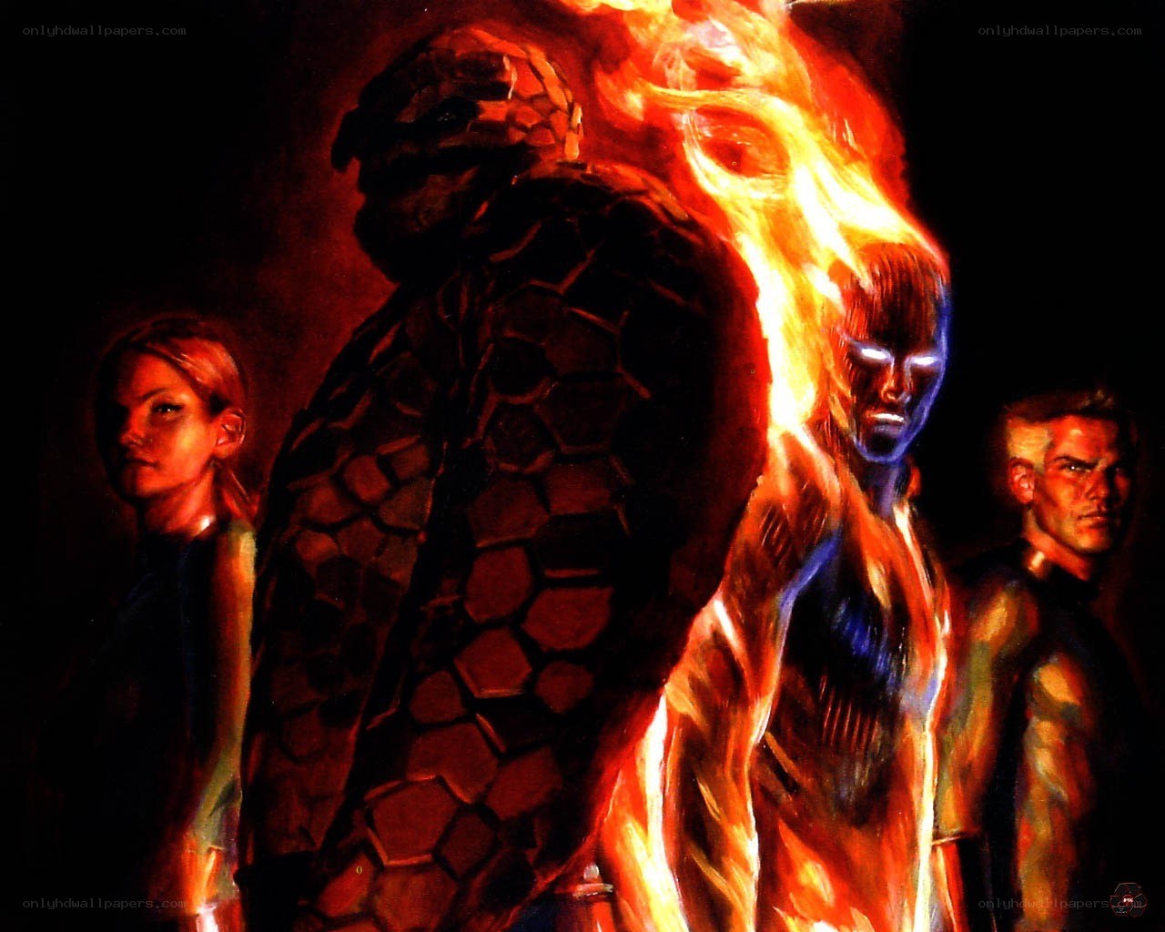 Fantastic Four in action