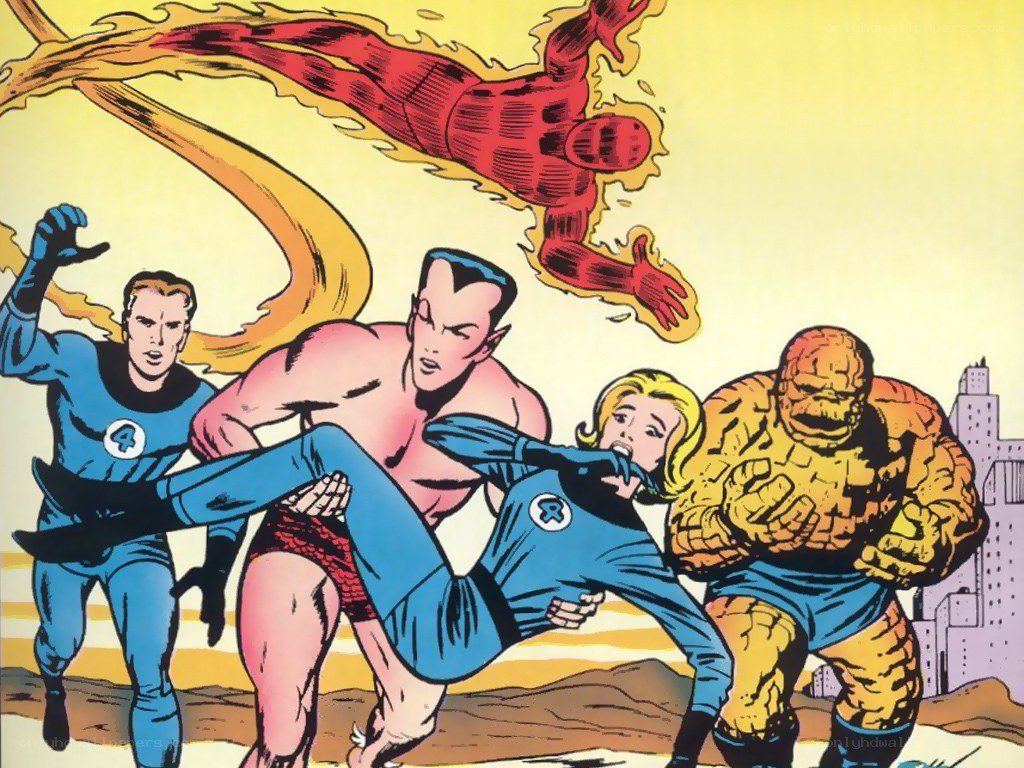 Fantastic Four in action