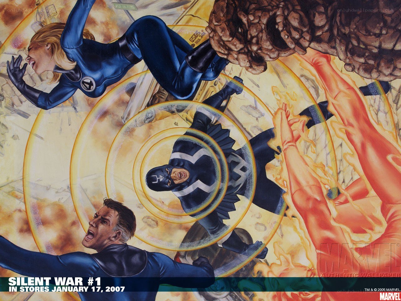 Fantastic Four in action