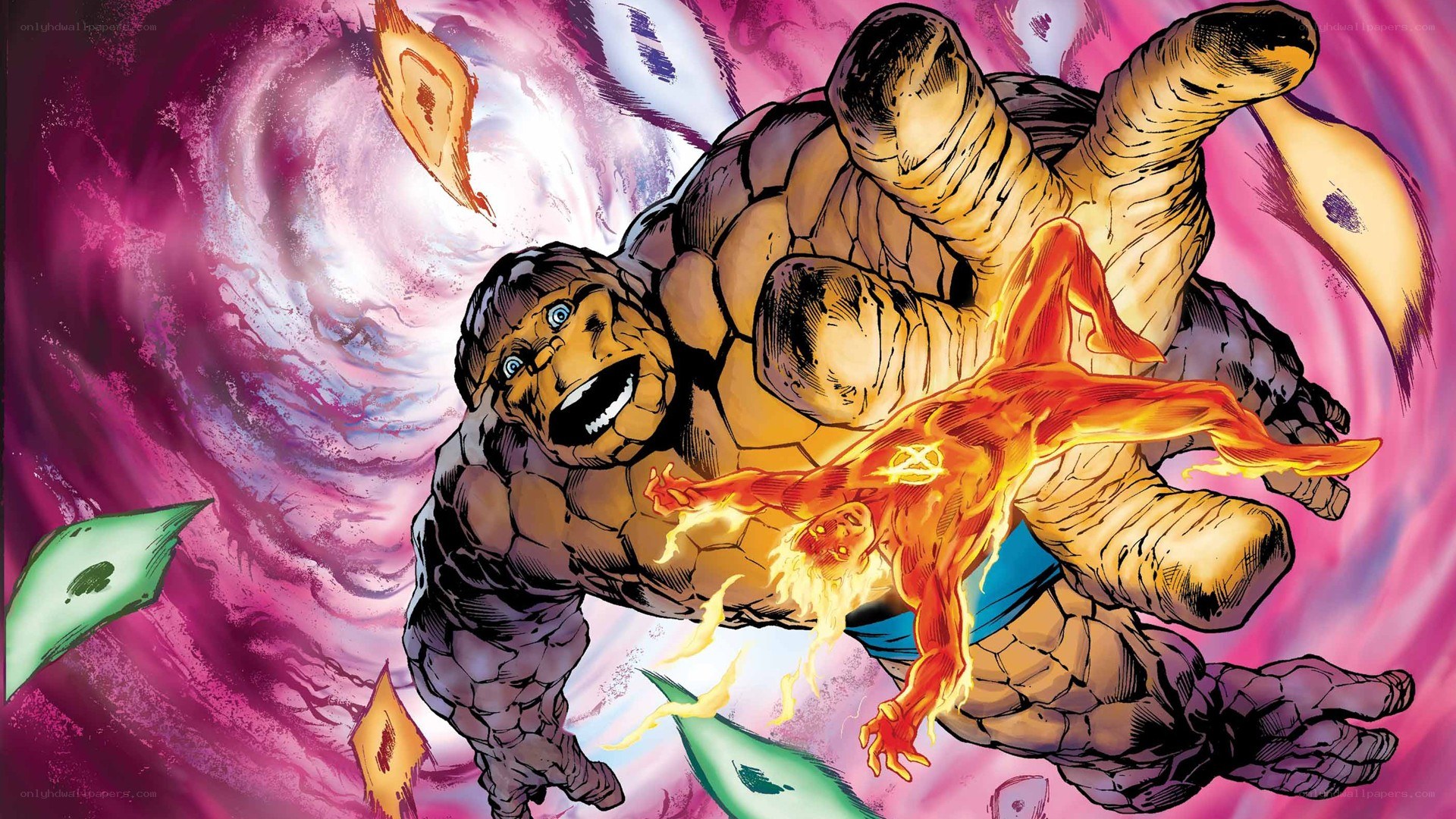 Fantastic Four in action