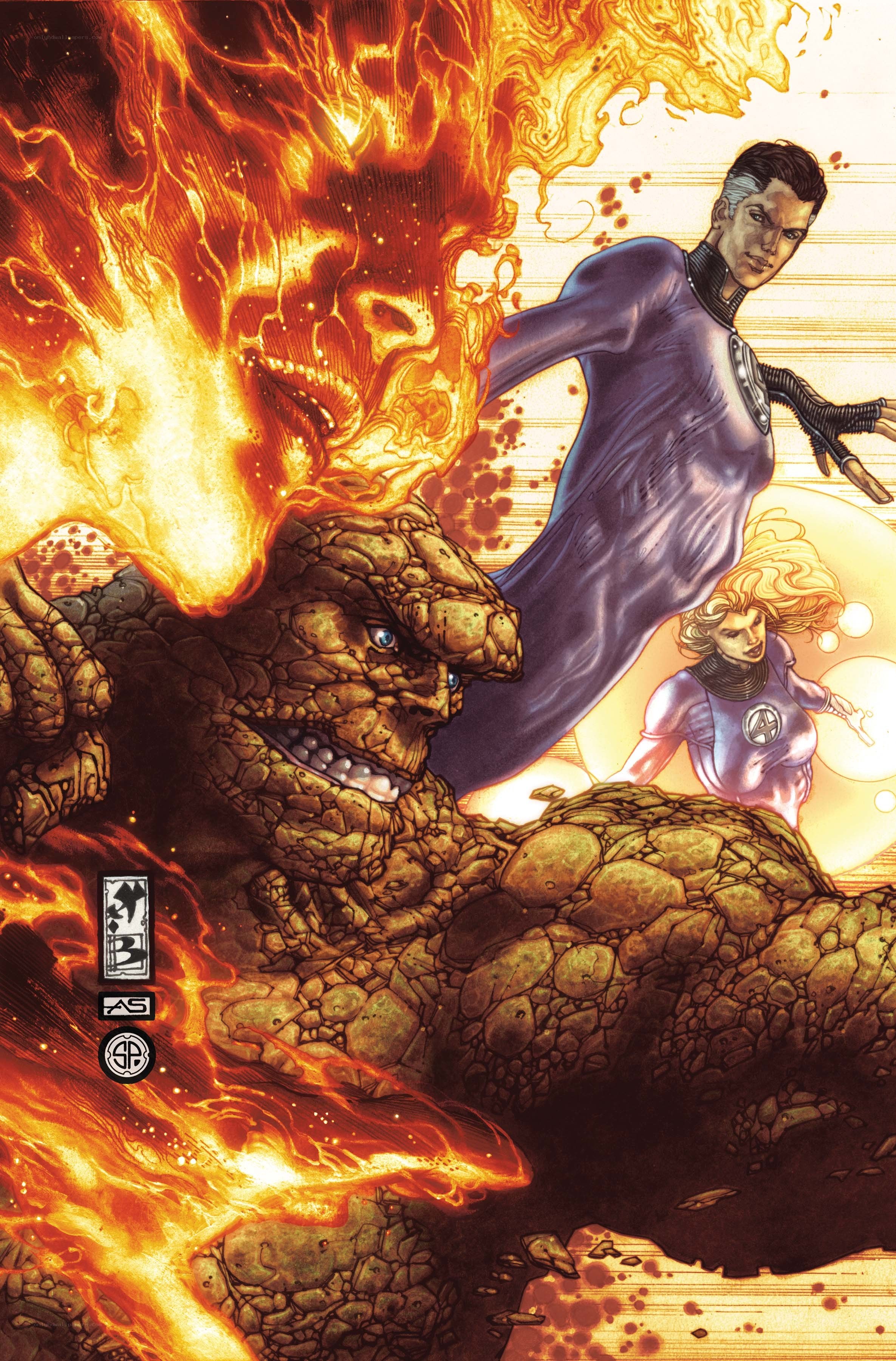 Fantastic Four in action