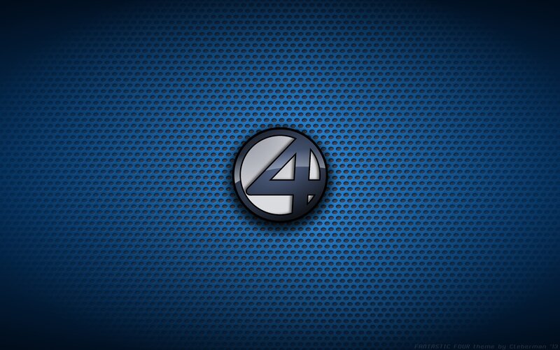Fantastic Four Logo — Blue