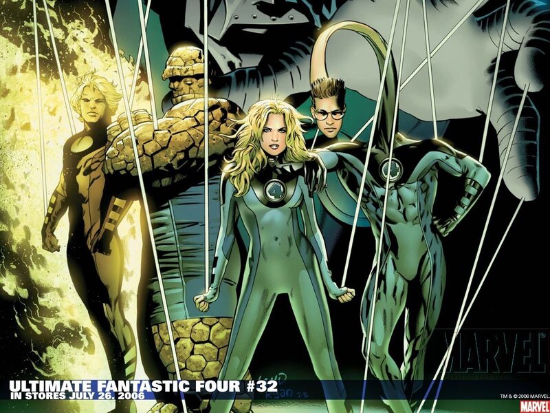 Fantastic Four Team — Green, Dramatic