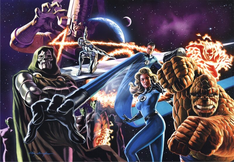 Fantastic Four vs. villains in space