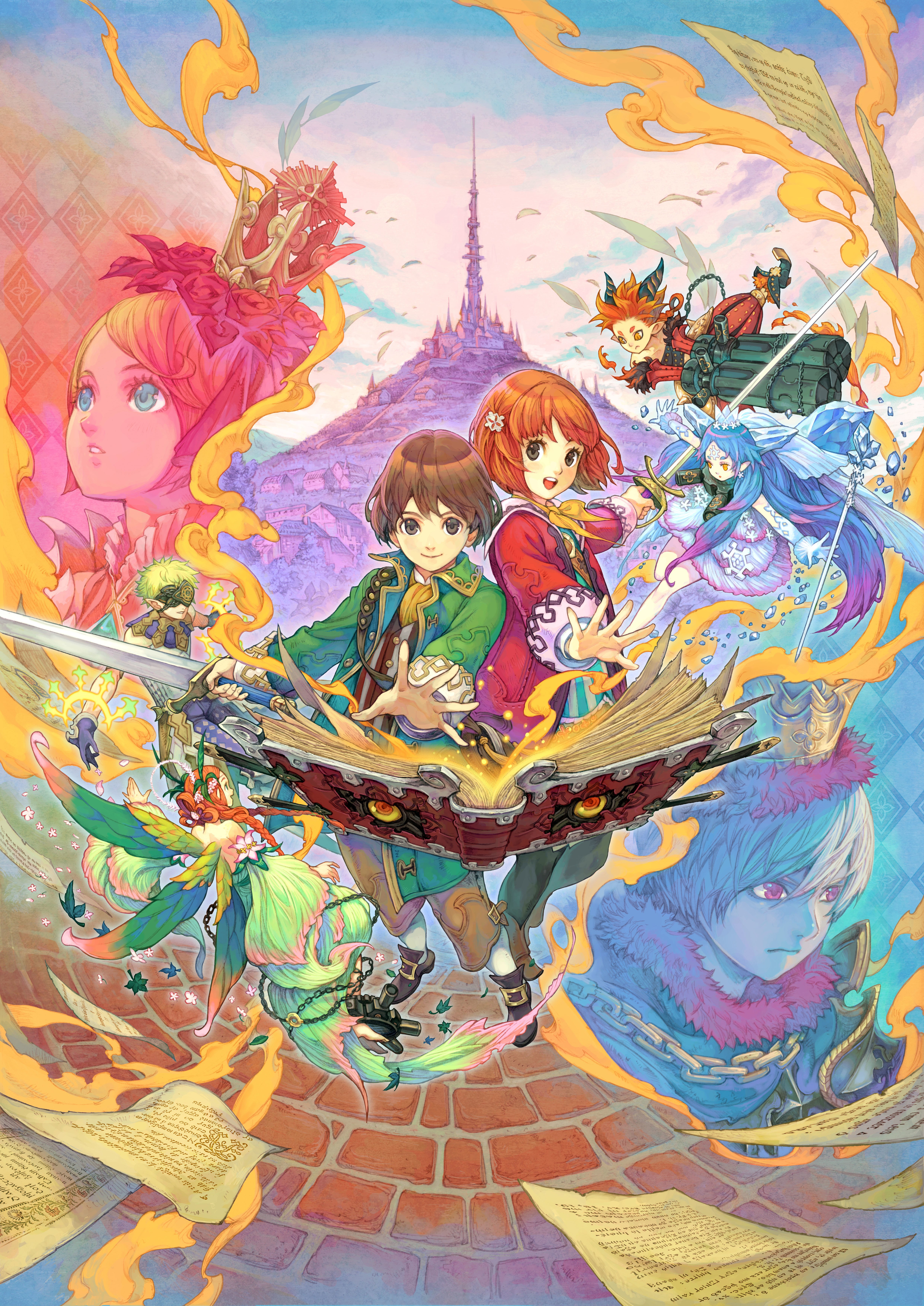 Fantasy adventure characters