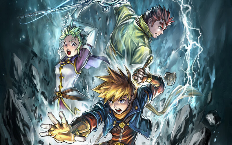 fantasy adventure characters in action