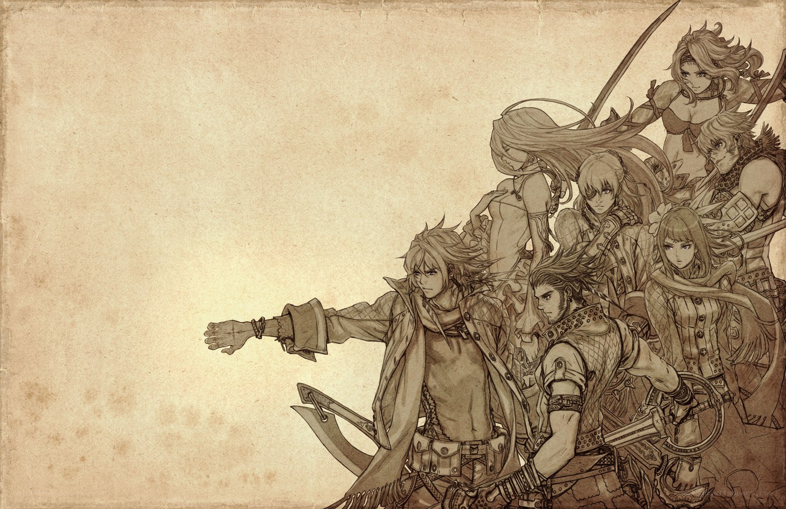 fantasy adventure group art