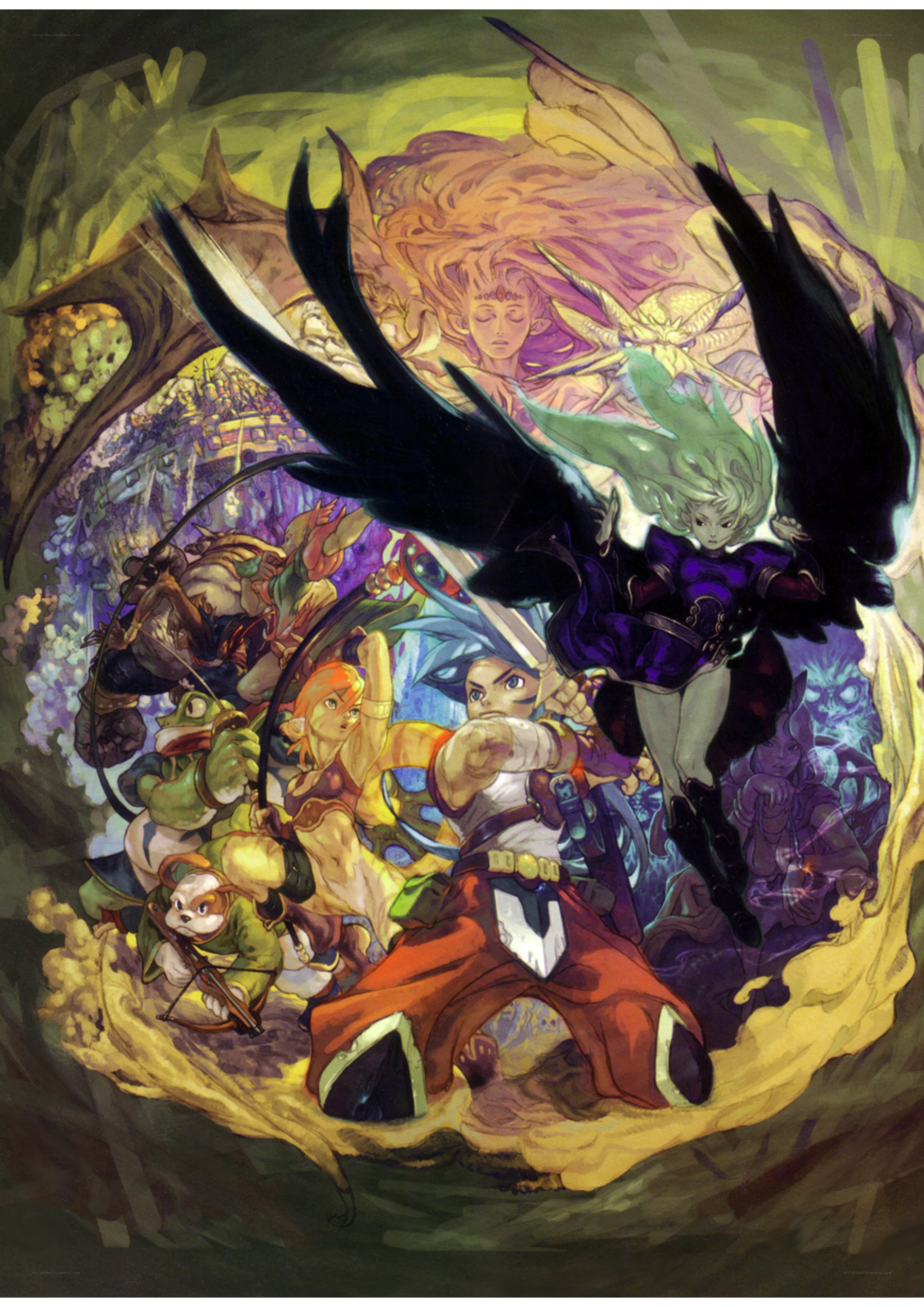 Fantasy adventure group portrait