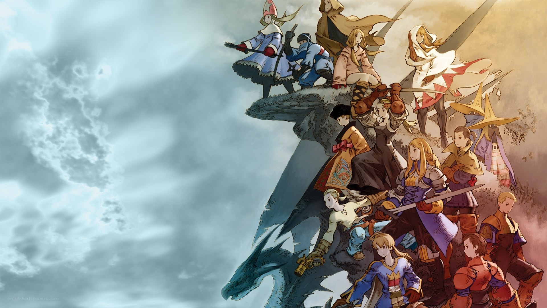 fantasy adventure group portrait