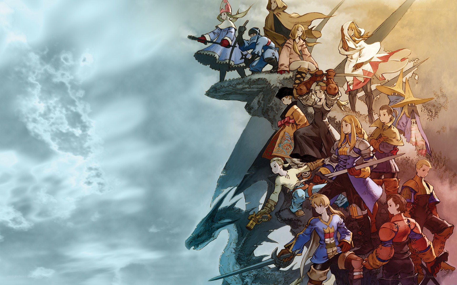 fantasy adventure group portrait