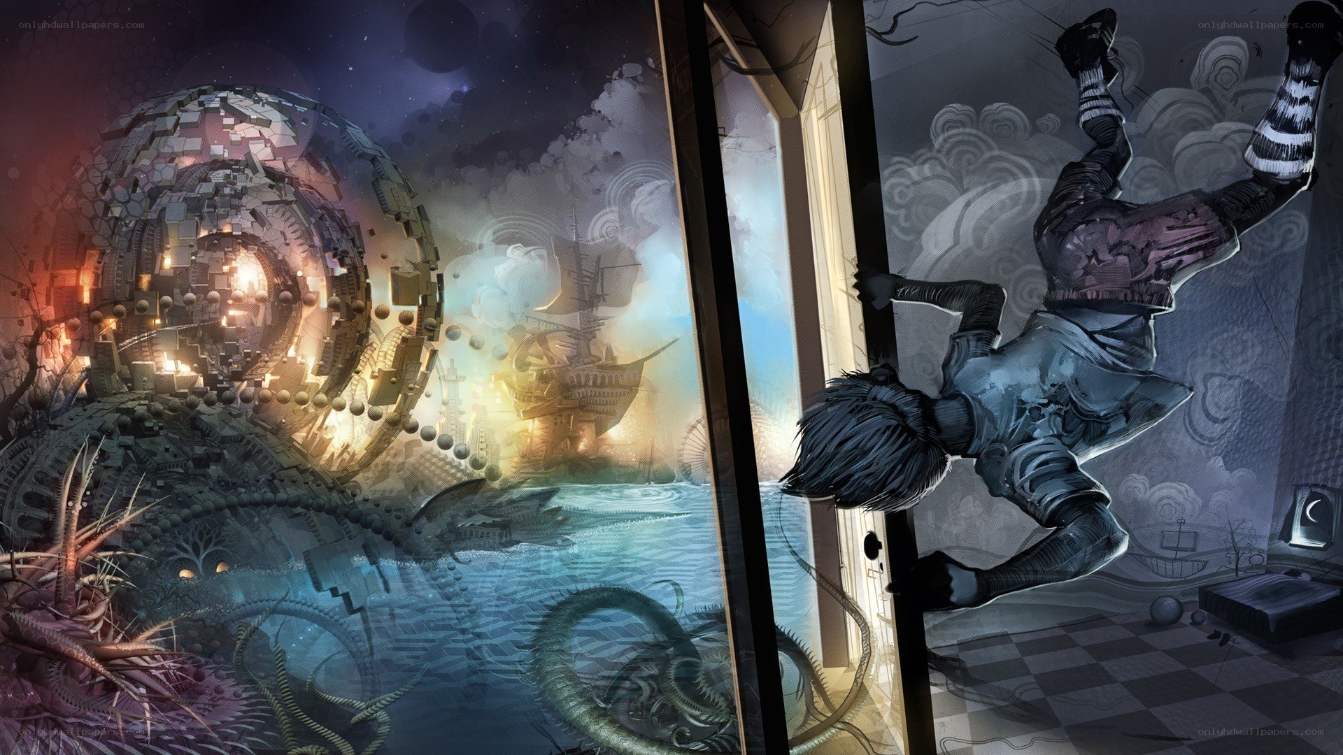 fantasy adventure scene