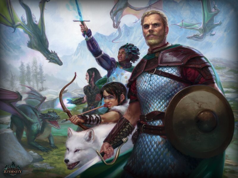 Fantasy Adventurers — Blue, Dramatic