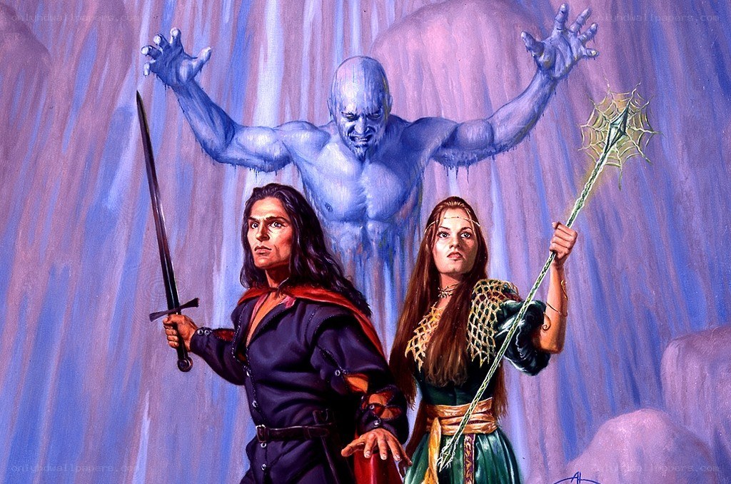 Fantasy adventurers face a ghostly foe