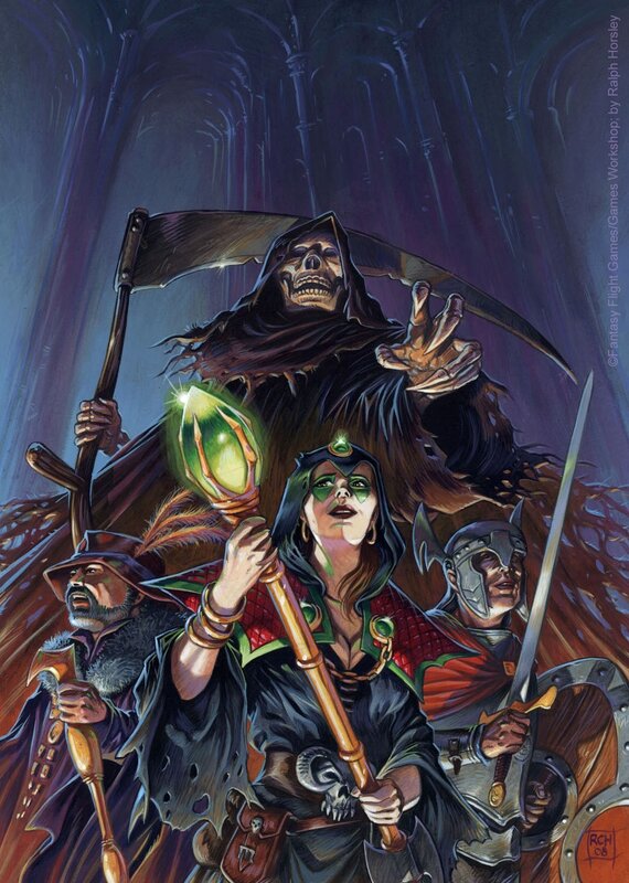 fantasy adventurers face death