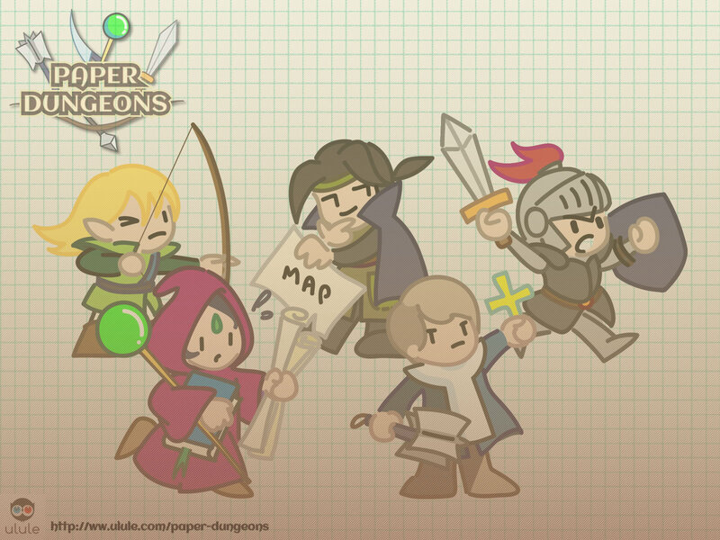 Fantasy Adventurers — Green, Playful, Digital Art